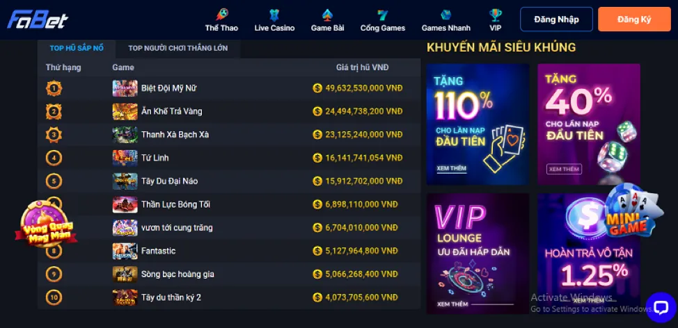 Chương trình VIP độc quyền 888club.com